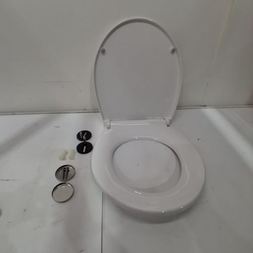 GARVEE SOFT CLOSE ROUND TOILET SEAT - 19" - WHITE (MODEL: 7AQLL) image 2