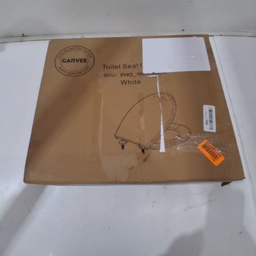 GARVEE SOFT CLOSE ROUND TOILET SEAT - 19" - WHITE (MODEL: 7AQLL) image 4