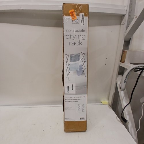 HONEY-CAN-DO COLLAPSIBLE DRYING RACK - 29" X 14.2" X 42.1" - GREY/WHITE (MODEL: DRY-01306) image 3