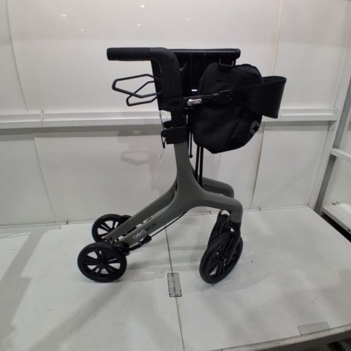 DRIVE MEDICAL AEROWALK ULTRA-LITE ROLLATOR FOLDABLE ROLLATOR WALKER - 350 LBS MAX - GREY (MODEL: 10277GY) image 2