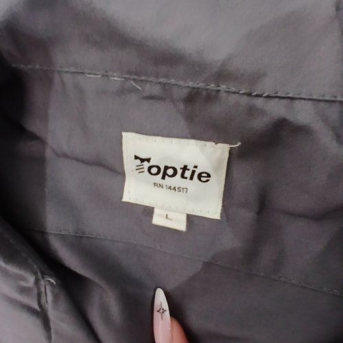 MEN'S TOPTIE LIGHT WEIGHT LONG SLEEVE COVERALLS WITH ELASTIC WAIST - LARGE - GREY image 2