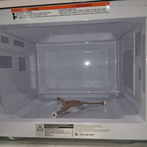 TOSHIBA COMPACT COUNTERTOP MICROWAVE OVEN - 1.2CU.FT - 1500W - STAINLESS STEEL (MODEL: ML-EM31P(SS)/CA) image 5