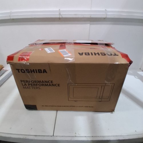 TOSHIBA COMPACT COUNTERTOP MICROWAVE OVEN - 1.2CU.FT - 1500W - STAINLESS STEEL (MODEL: ML-EM31P(SS)/CA) image 9