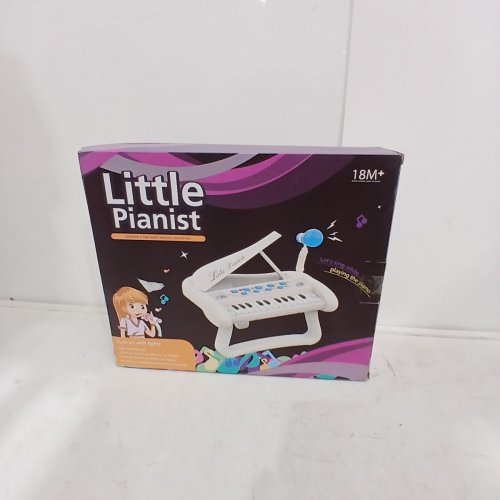 UNBRANDED LITTLE PIANIST MINI PIANO KEYBOARD WITH MICROPHONE - AGES 1-4 image 2