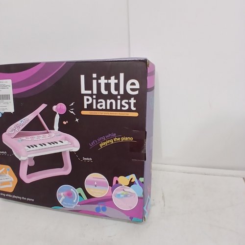 UNBRANDED LITTLE PIANIST MINI PIANO KEYBOARD WITH MICROPHONE - AGES 1-4 image 3