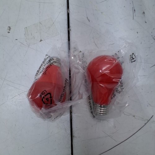 2PK LAMPTOBE LED SLEEP LIGHT BULBS - A19 - E26 - 9W - RED image 2