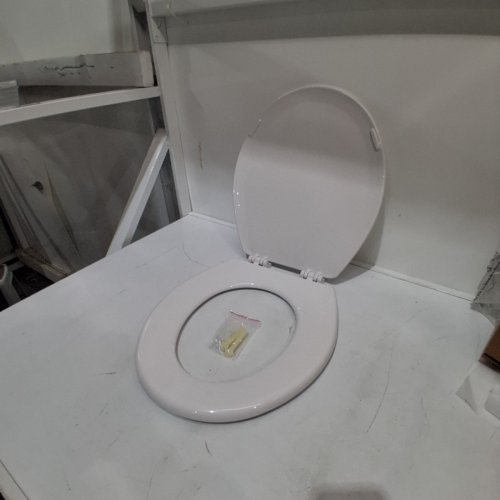 CENTOCO ROUND CENTOCORE MOLDED WOOD TOILET SEAT - WHITE (MODEL- DS700-001) image 2