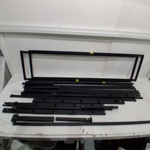 HEAVY DUTY METAL PLATFORM BED FRAME - DOUBLE - BLACK image 2