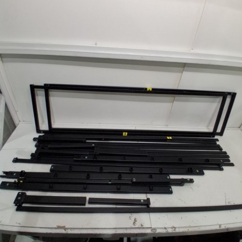 HEAVY DUTY METAL PLATFORM BED FRAME - DOUBLE - BLACK image 3