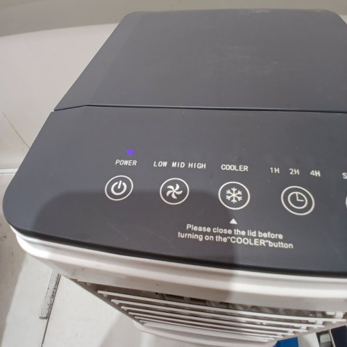 3-IN-1 PORTABLE 60° OSCILLATING AIR CONDITIONER/COOLER WITH REMOTE - 3 SPEEDS - 5.5L - WHITE(MODEL: BW-102YF) image 2