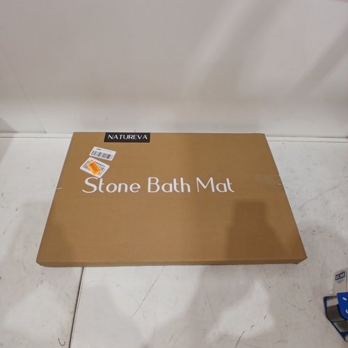 NATUREVA SUPER ABSORBENT QUICK DRY NON-SLIP STONE BATH MAT - 24" X 15.5" X 1" - TIDE SLATE - image 4
