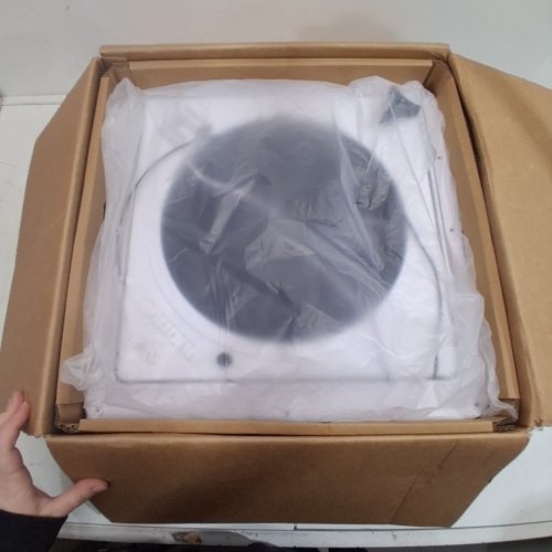STARVENT RV ROOF FAN FOR CIRCULATING AIR AND SMOKE WITH REVERSIBLE AIR FLOW 12V - 14" X 14" - WHITE/BLACK (MODEL:A021C) image 2