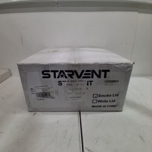 STARVENT RV ROOF FAN FOR CIRCULATING AIR AND SMOKE WITH REVERSIBLE AIR FLOW 12V - 14" X 14" - WHITE/BLACK (MODEL:A021C) image 3