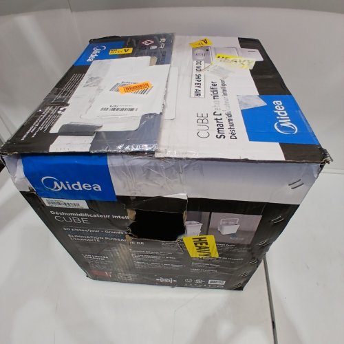 MIDEA CUBE 50 PINT SMART WIFI DEHUMIDIFIER - 4500 SQ. FT - WHITE (MODEL: MAD50S1QWT-A) image 8