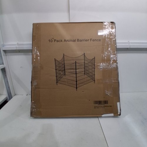 UNBRANDED FOLDABLE 10-PANEL METAL PET DOG EXERCISE FENCE PEN WITH GATE - 23" X 32" PER PANEL - BLACK image 4
