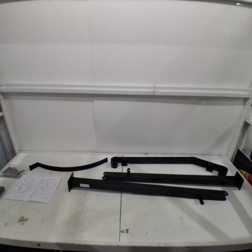 360 ° ROTATABLE HOT TUB HANDRAIL WITH ADJUSTABLE HEIGHT - 600LBS MAX/CAP - 57" - BLACK (MODEL: H5712-3) image 4