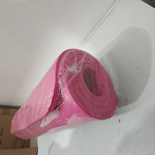 AMAZON BASICS EXTRA THICK YOGA MAT - PINK image 3