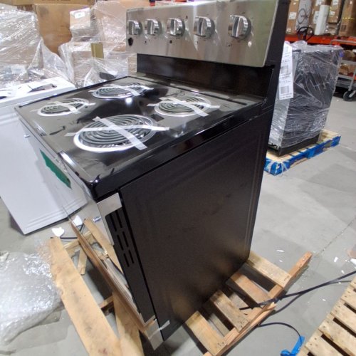 ELEMENT ELECTRIC RANGE WITH ADJUSTABLE OVEN RACK - 5.0 CU. FT - 30" - STAINLESS STEEL / BLACK (MODEL:EECR34MES-CA) image 6