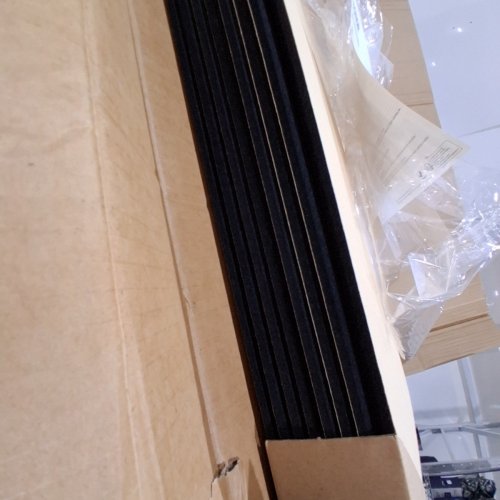8PK TONOR 3D ACOUSTIC PANELS WITH SELF-ADHESIVE, SOUND PROOF PANEL - 2FT" X 4FT" - BLACK(MODEL: 24340.03BL.V1) image 3