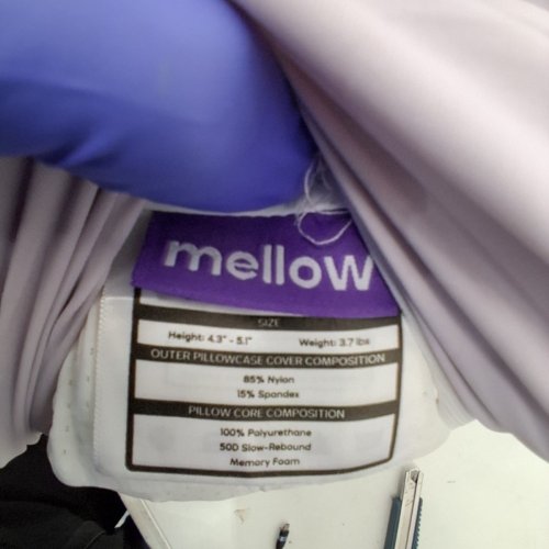 MELLOW SLEEP CLOUD ALIGN ULTIMATE COOLING COMFORT PILLOW - 4.3" - 5.1" - PURPLE (MODEL: MELLOW) image 4