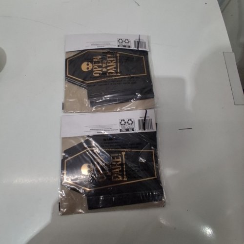 2(3PK) WAY TO CELEBRATE! COFFIN TREAT BOXES - 3.25" X 7" X 1.75" - BLACK image 3