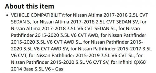 HIHAHA ENGINE VARIABLE VALVE TIMING VVT SOLENOID CONTROL FOR SELECT NISSAN MODELS (MODEL: 23796JA10B) image 2