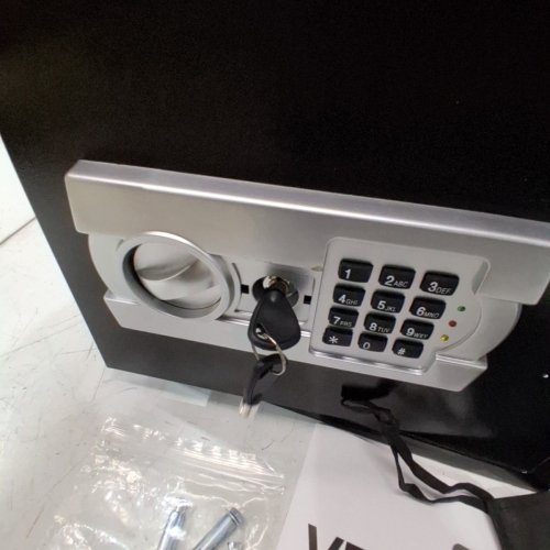 VEVOR ELECTRONIC CODE LOCK DEPOSITORY SAFE WITH DROP SLOT- 17.7" X 13.7" X 13.7" / 7L -BLACK (MODEL: SS-450L) image 4