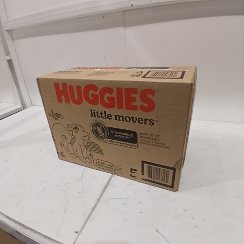 132PK HUGGIES LITTLE MOVERS DIAPERS - SIZE 5 image 2