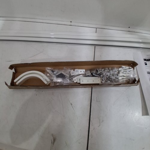 TOM TOOL UPGRADED ALUMINUM CURTAIN TRACK - 3.6FT - 10.8FT - WHITE image 3
