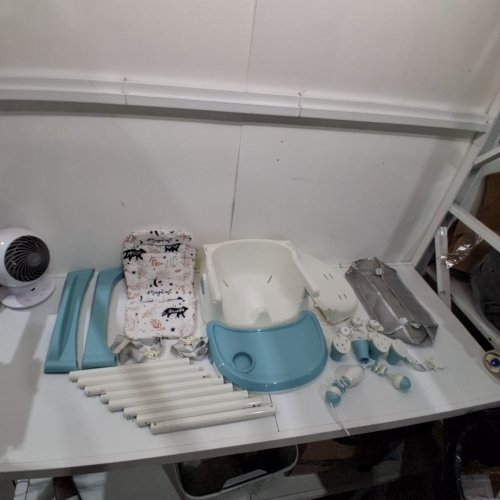 UBRAVOO 3-IN-1 CONVERTIBLE FOLDABLE BABY HIGH CHAIR - TEAL (MODEL: E-500) image 3