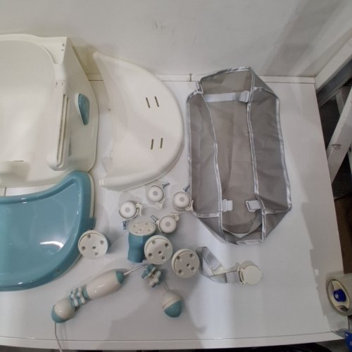 UBRAVOO 3-IN-1 CONVERTIBLE FOLDABLE BABY HIGH CHAIR - TEAL (MODEL: E-500) image 5