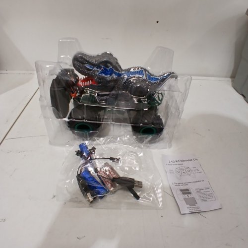 ZDCZ TYRANNOSAURUS DINOSAUR REMOTE CONTROL CAR - GREY/BLUE image 2
