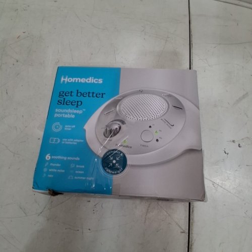 HOMEDICS SLEEP SOLUTIONS SOUNDSPA PORTABLE SOUND MACHINE WITH 6 NATURE SOUNDS - WHITE - (MODEL: SS-2000N -AMZ)) image 3
