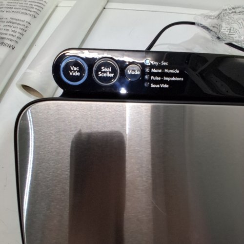 FOODSAVER POWERVAC FOOD VACUUM SEALER - BLACK/STAINLESS STEEL (MODEL: VS3197) image 2