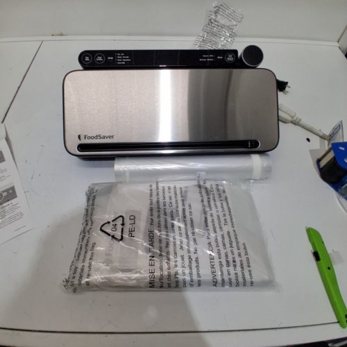 FOODSAVER POWERVAC FOOD VACUUM SEALER - BLACK/STAINLESS STEEL (MODEL: VS3197) image 3