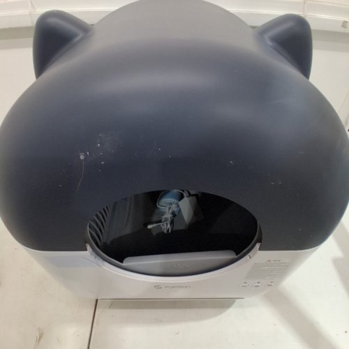 EYESUN SELF CLEANING AUTOMATIC SAFETY PROTECTION CAT LITTER BOX WITH APP CONTROLS - 76L - GREY/WHITE (MODEL: CATBOX-NEO-MAXE) image 6