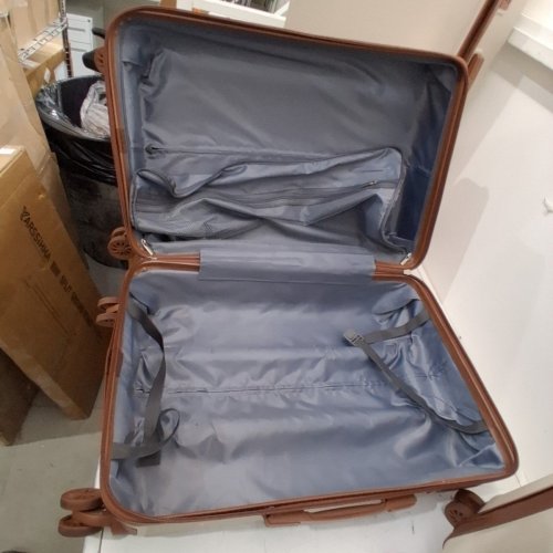 3PC AKLSVION HARDSIDE SPINNER LUGGAGE SET - 28"/24"/20" - BEIGE (MODEL: AK-08) image 7