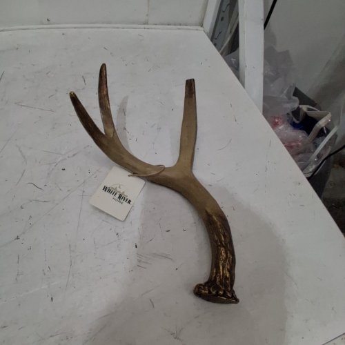 WHITE RIVER HOME ANTLER TABLE DECOR - 14.8" X 3.4" X 7.5" - METALLIC BROWN MULTI (MODEL: PR1762983BPS) image 3