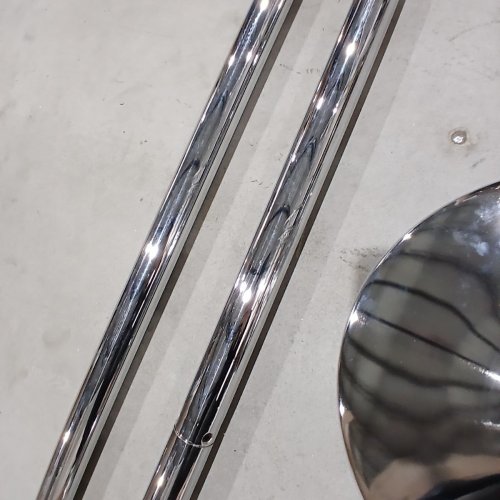 YAHEETECH ADJUSTABLE DANCING/SPINNING/ EXCERISE POLE FOR HOME TRAINING, SILVER (MODEL: 592302) image 5