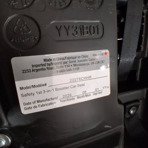 SAFETY 1ST 3-IN-1 HARNESS BOOSTER CAR SEAT - 100LB MAX - BLACK (MODEL: 22276CHHR) image 2