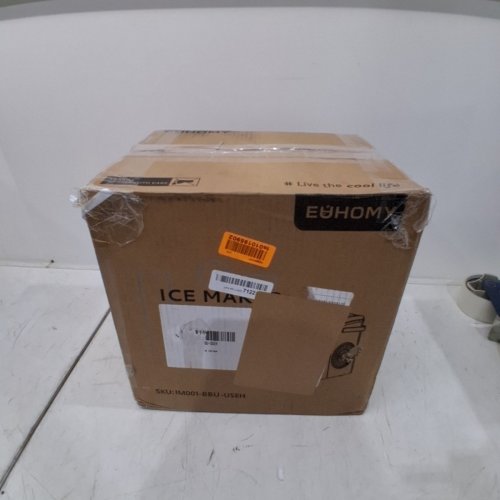EUHOMY COUNTERTOP ICE MAKER MACHINE WITH HANDLE- BLUE (MODEL: IM001-BBU-USEH) image 6