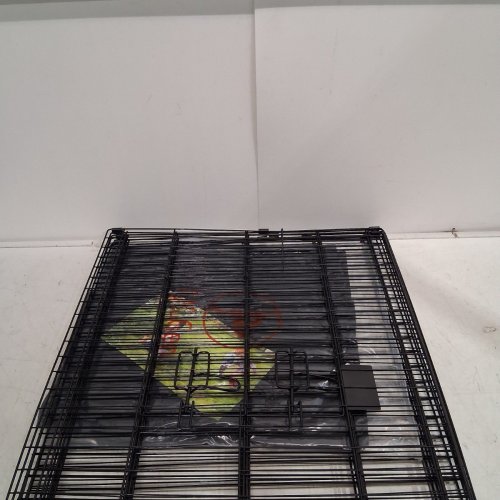 PJYUCIEN WIRE PUPPY OCTAGON CRATE WITH BOTTOM OR TOP COVER - 24" X 24" - BLACK image 2