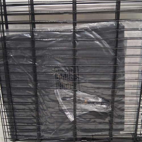 PJYUCIEN WIRE PUPPY OCTAGON CRATE WITH BOTTOM OR TOP COVER - 24" X 24" - BLACK image 5