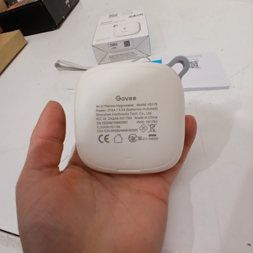 GOVEE WIFI THERMO-HYGROMETER WITH APP NOTIFICATION ALERTS, 2 YEARS FREE DATA STORAGE EXPORT, REMOTE MONITOR (MODEL: H5179) image 4