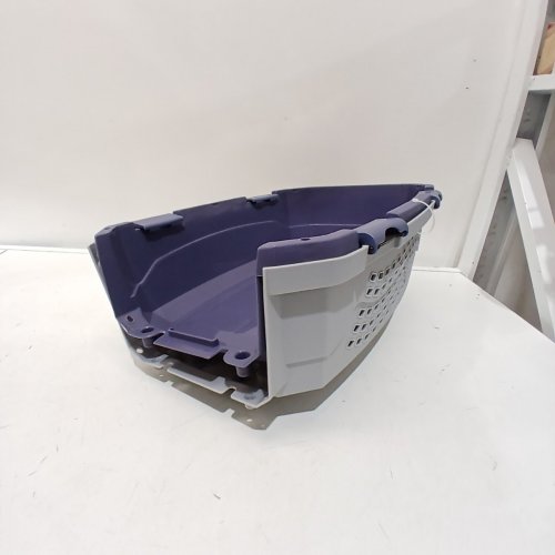AMAZON BASICS 2-DOOR PET CARRIER - 19" - GREY/BLUE image 2