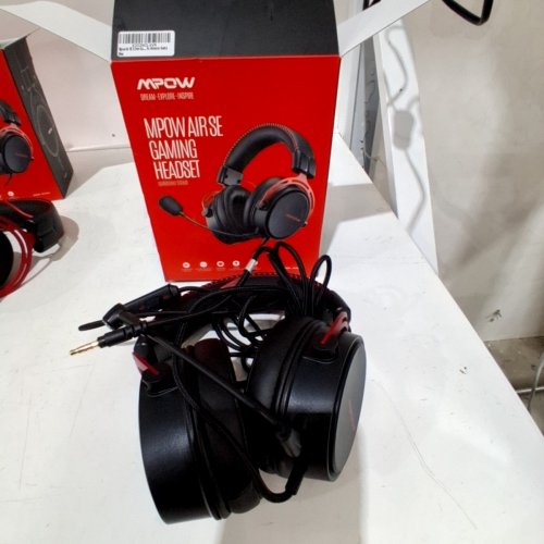 MPOW AIR SE GAMING HEADSET WIRED - RED & BLACK (BH439A) image 3