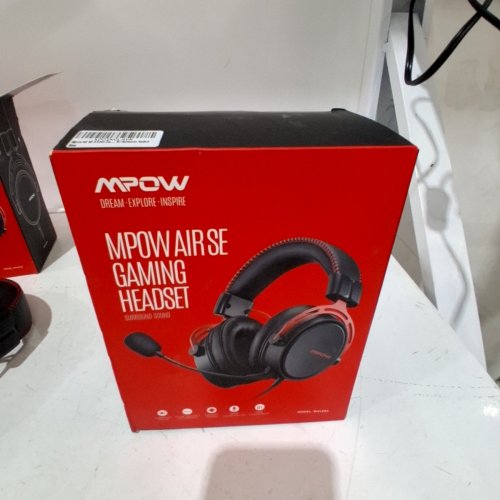 MPOW AIR SE GAMING HEADSET WIRED - RED & BLACK (BH439A) image 4
