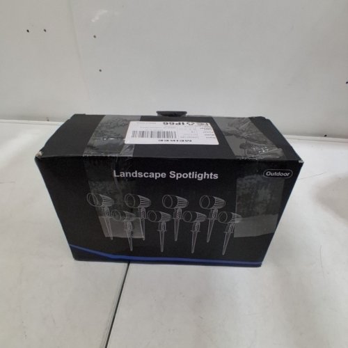 8PK MEIKEE LANDSCAPING LIGHTS - 7W, 2700 K - BLACK - MODEL: DSTA07) image 6