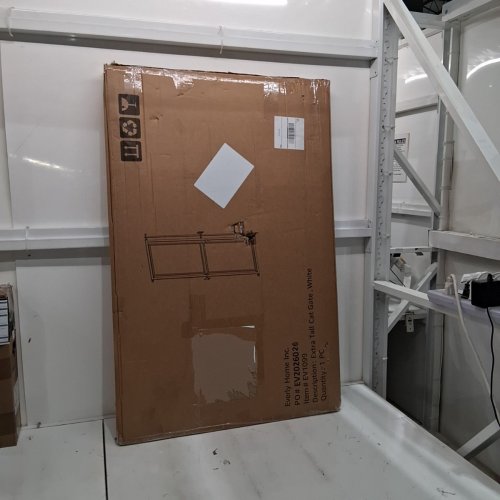 BEENBKKS NO DRILL PRESSURE MOUNTED TRANSPARENT ACRYLIC EXTRA TALL ANTI-CLIMB CLEAR PET BARRIER - 27.5" X 31"- WHITE -(MODEL: EV1099) image 6