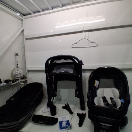 GRACO MODES NEST 3-IN-1 TRAVEL SYSTEM STROLLER & CAR SEAT COMBO WITH SNUGRIDE SNUGLOCK 35 ELITE - NICO/GREY/BLACK (MODEL: 2111199) image 3
